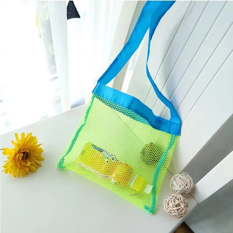 Beach Towel Large - Kinder-Strandtasche aus Netzstoff, tragbar, für Badespielzeug,