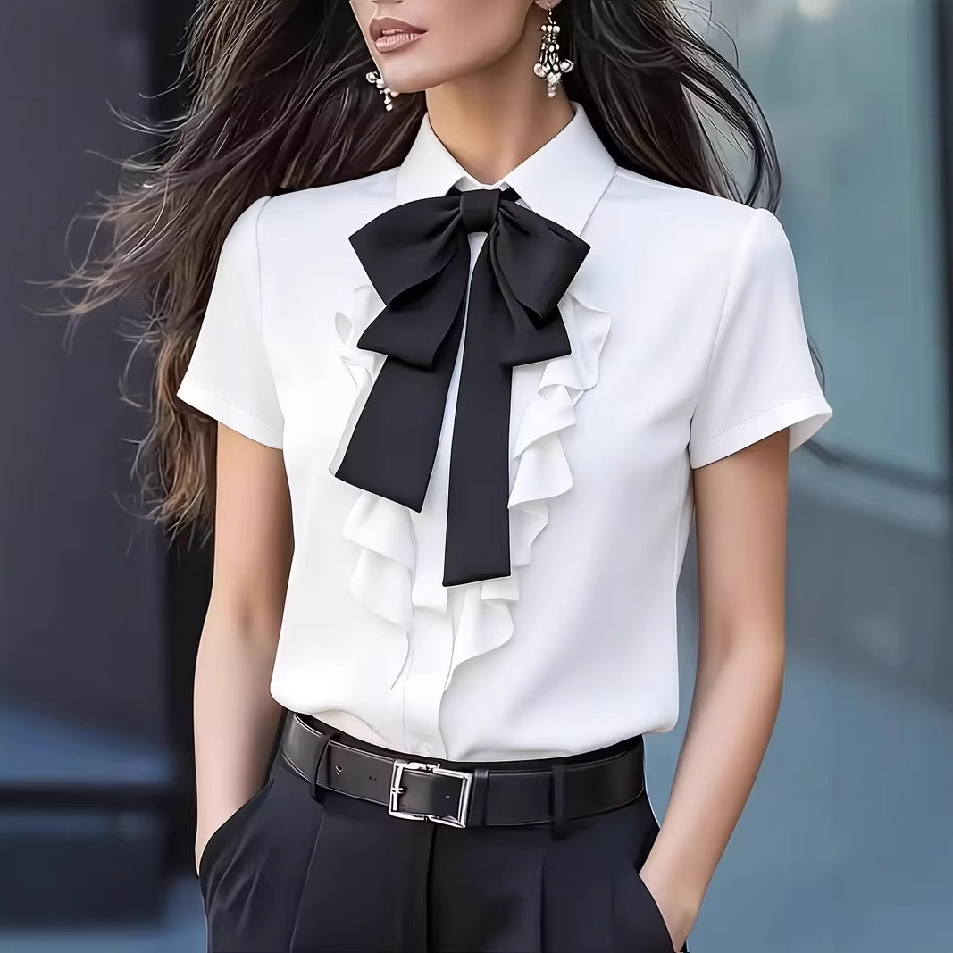 Damen-Kurzarmhemd mit großer S – Shirt Camp Collar Bewertung und Preis