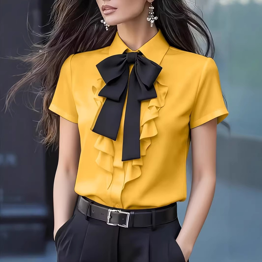 Damen-Kurzarmhemd mit großer S – Shirt Camp Collar Bewertung und Preis
