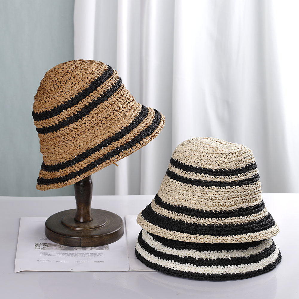 Frauen Strand Hut Eimer Hut Fr – Bucket Hat Straw Bewertung und Preis