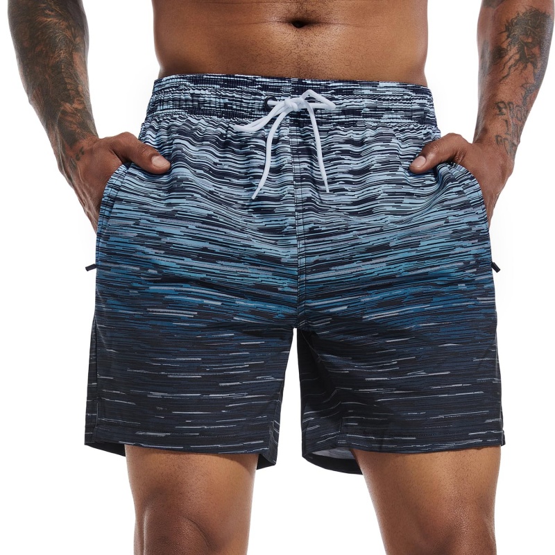 Trendige Ombre-gestreifte Graf – Trunks Board Surf Bewertung und Preis