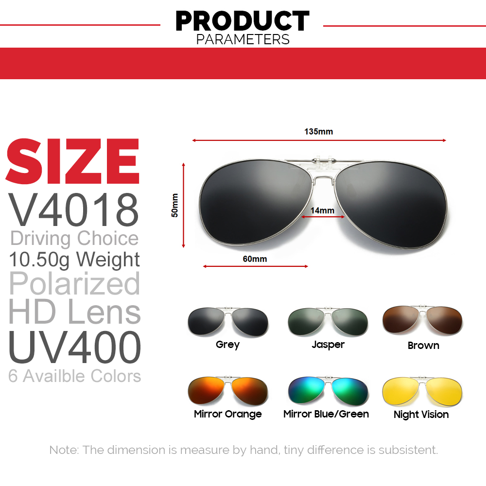 Übergroße Piloten-Clip-on-Sonn – Sunglasses Aviator Polarized Bewertung und Preis