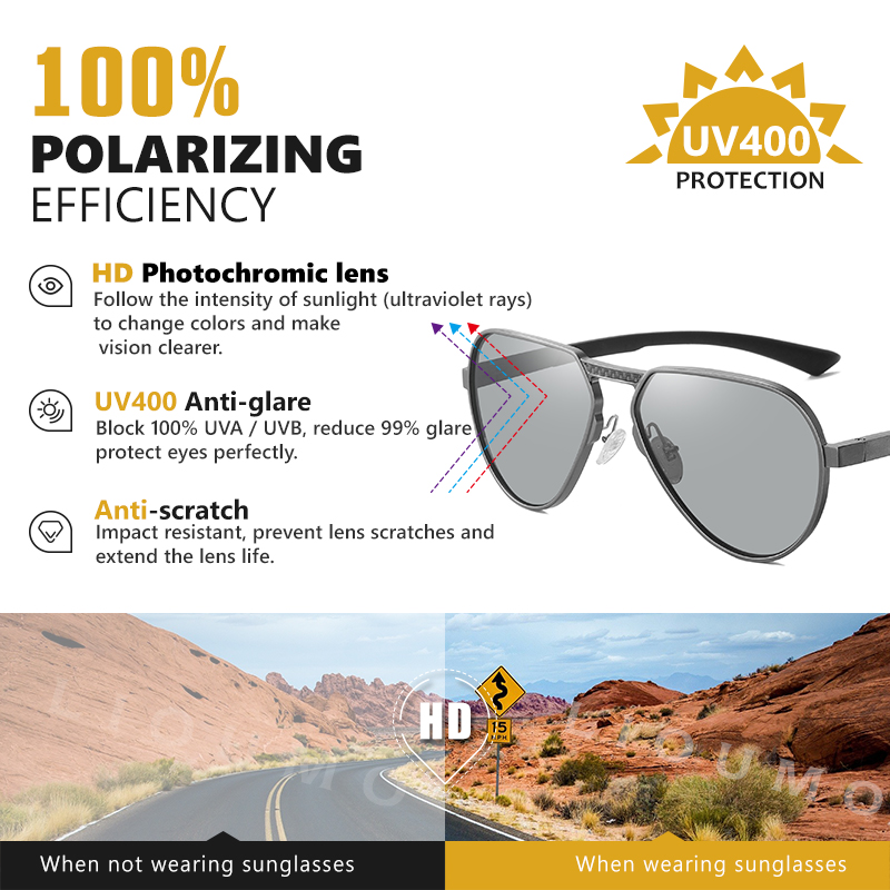 LIOUMO Aluminium-Magnesium-Rah – Sunglasses Aviator Polarized Bewertung und Preis