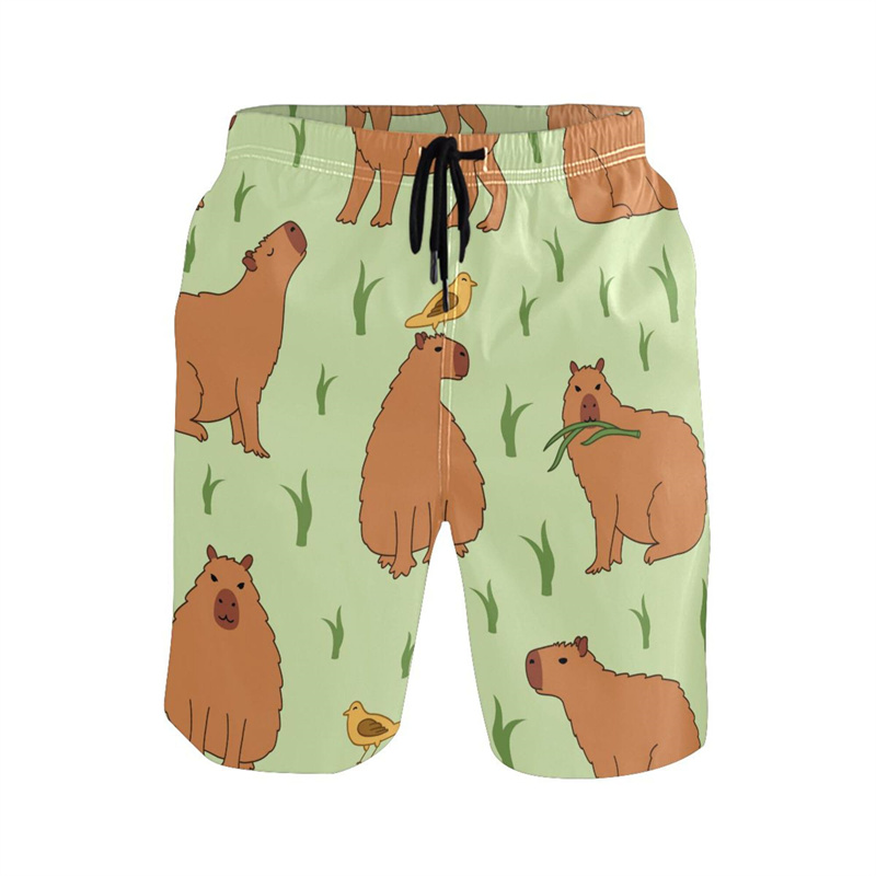 Cartoon Tier 3D-Druck Capybara – Trunks Board Surf Bewertung und Preis