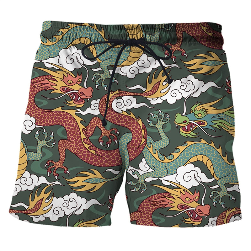 Chinesischen Drachen 3d Druck  – Trunks Board Surf Bewertung und Preis